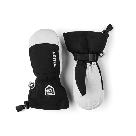 Hestra Army Leather Heli Ski Jr. Luffer - Sort
