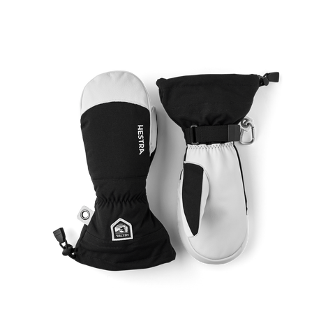 Hestra Army Leather Heli Ski Luffer - Sort