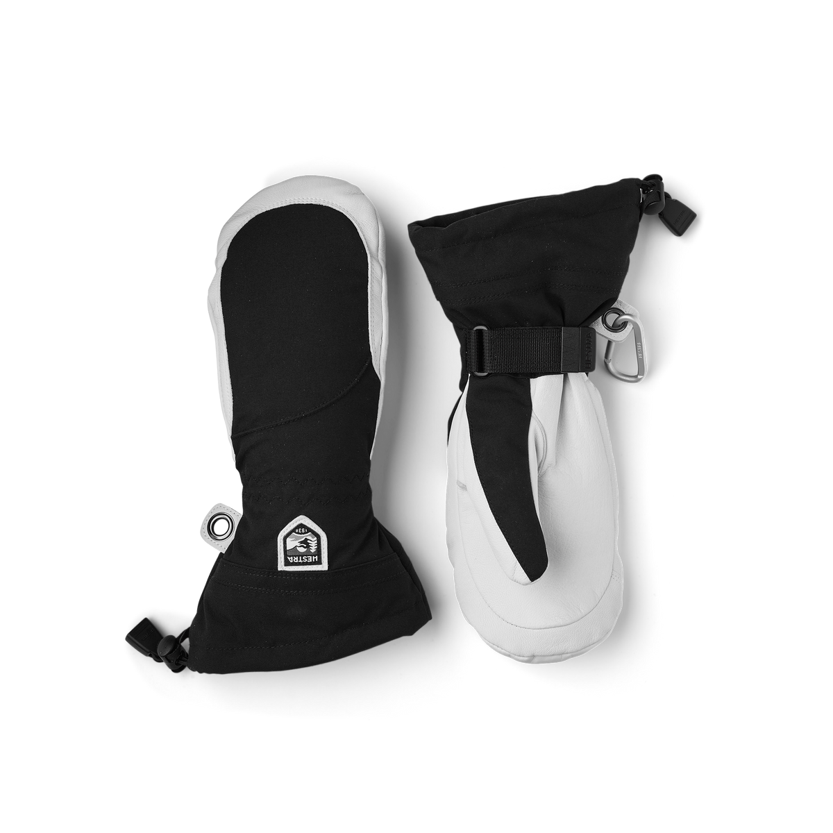Hestra Heli Ski Dame Luffer - Sort/Offwhite