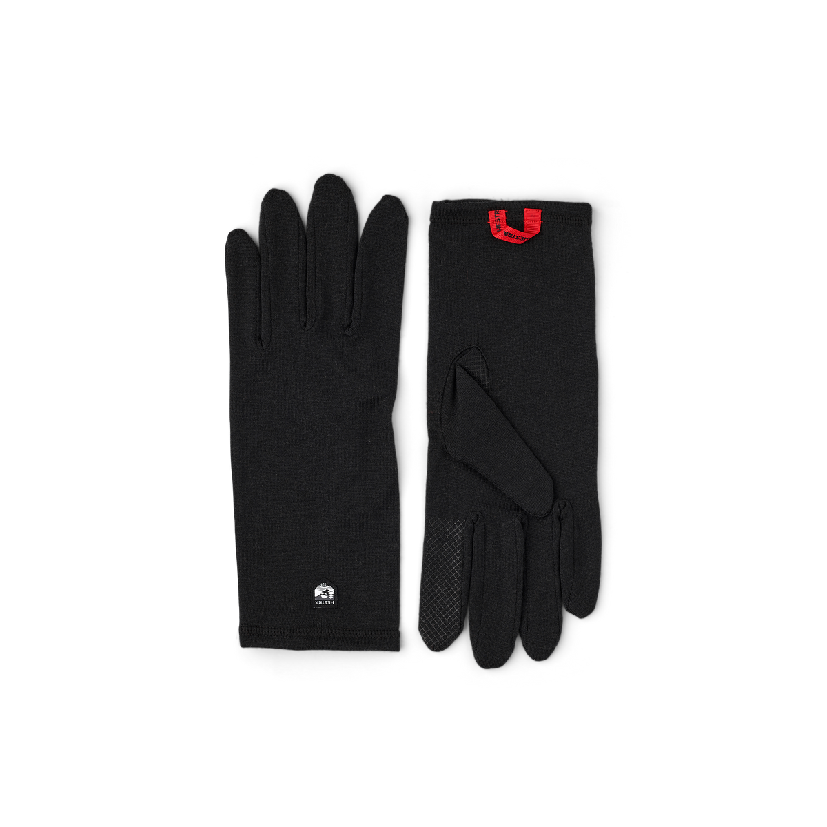 Hestra Merino Wool Liner Long 5-finger - Sort