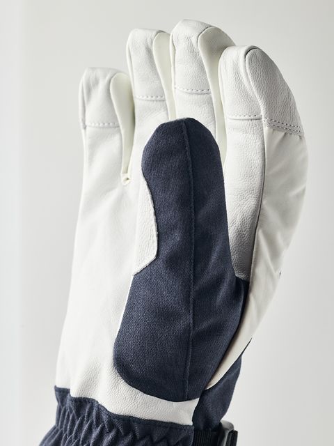 Hestra Powder Gauntlet 5-finger - Marineblå/Offwhite