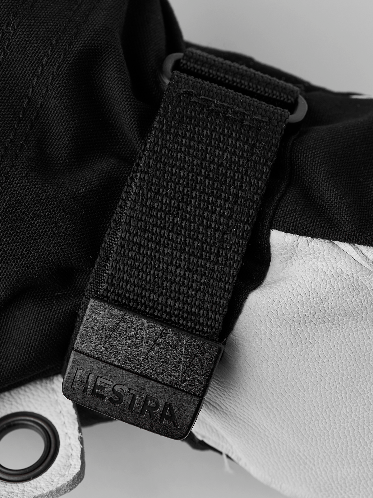 Hestra Heli Ski Dame 5-finger - Sort/Offwhite