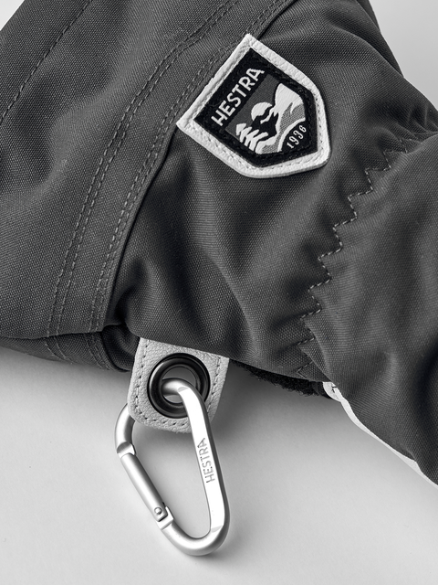 Hestra Army Leather Heli Ski 3-finger - Grå