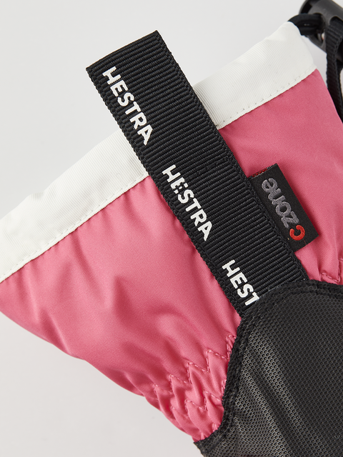 Hestra Gauntlet CZone Jr. Luffer - Fuchsia/Ivory