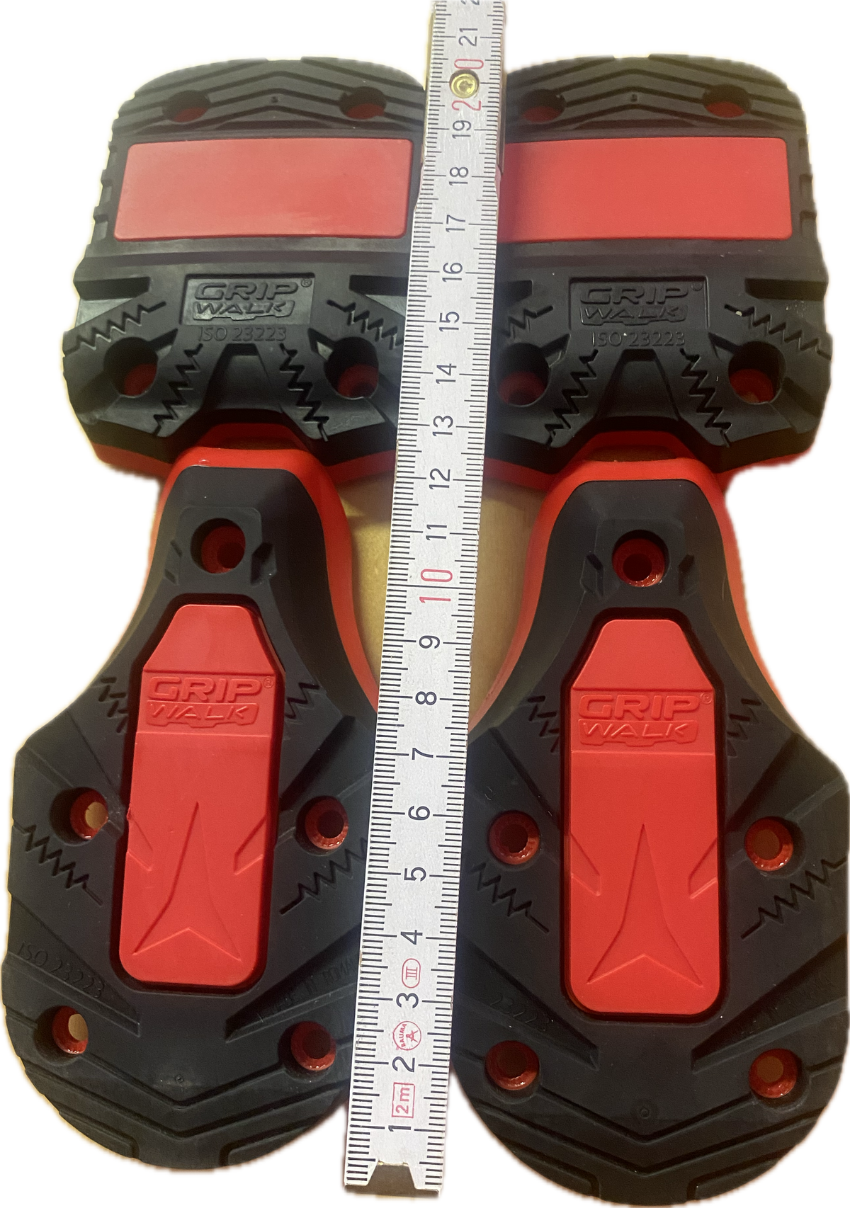 Atomic Grip Walk Pad(såler) sort/rød