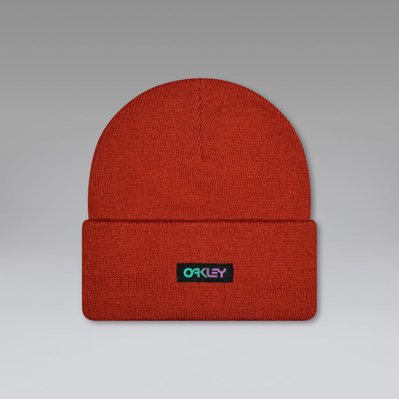 Oakley B1B Gradient Patch Beanie – Flame Red