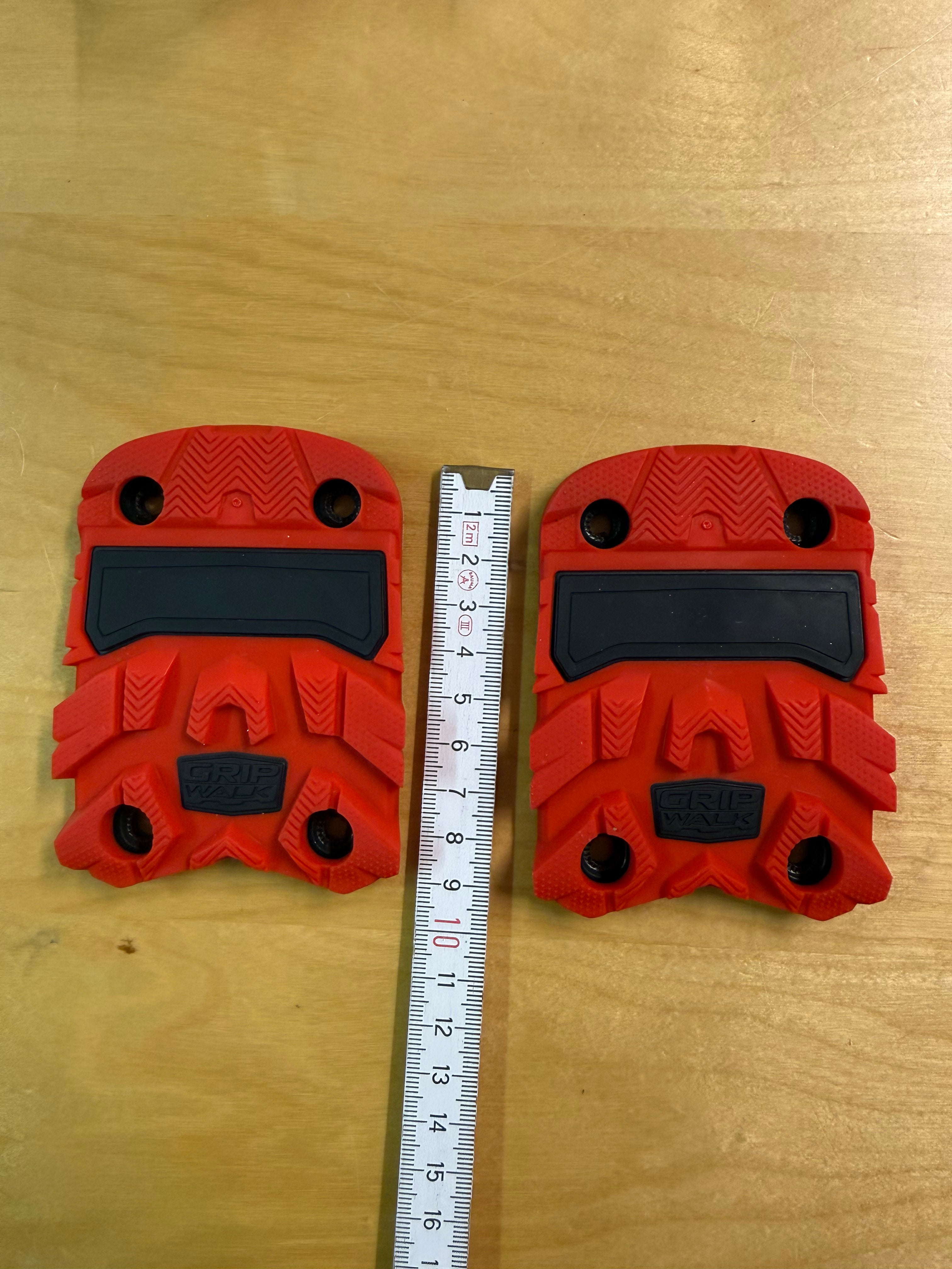 Atomic Grip Walk såler Front sort/rød