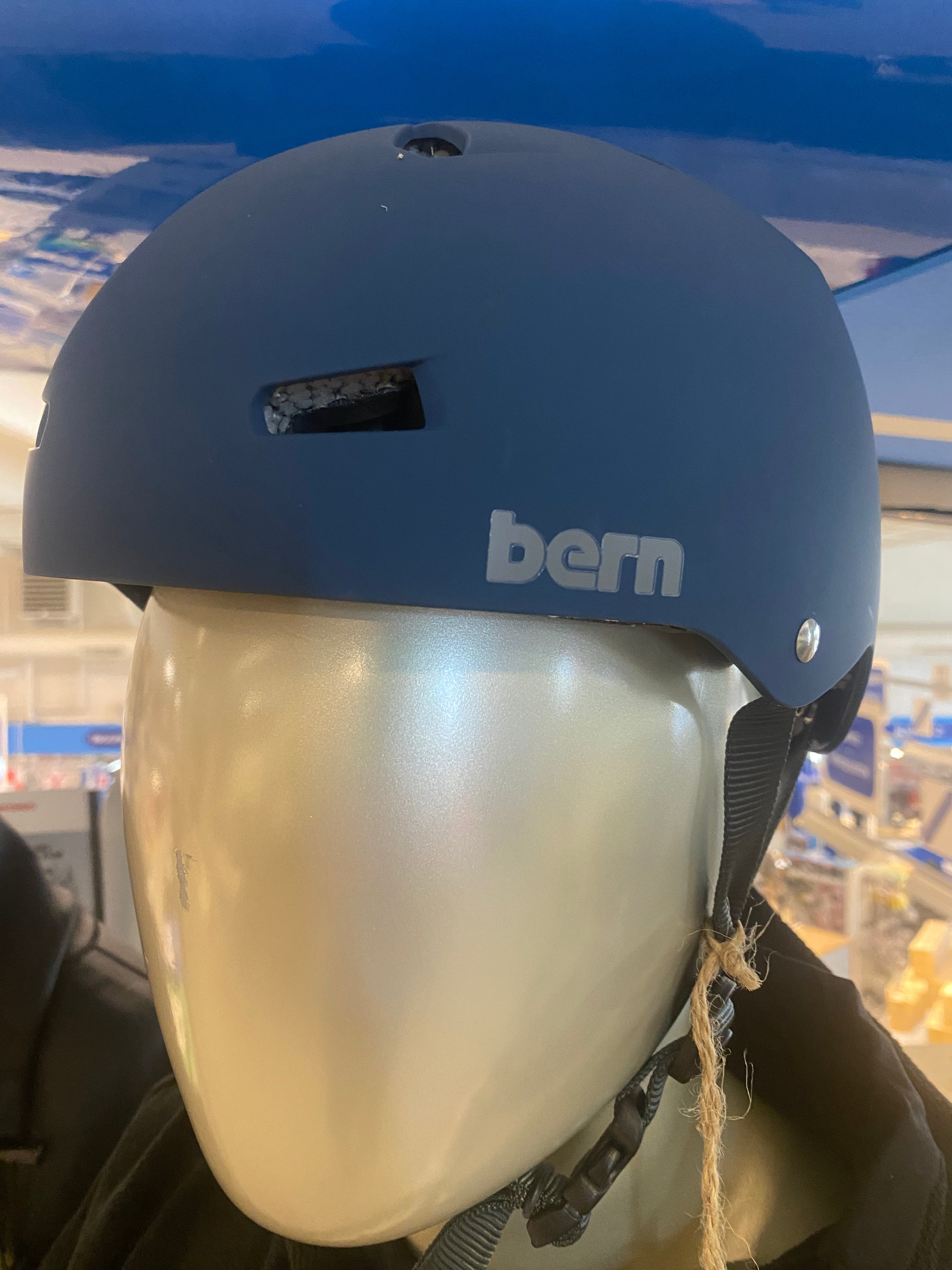 Bern Macon H2O Matte Blue (S)