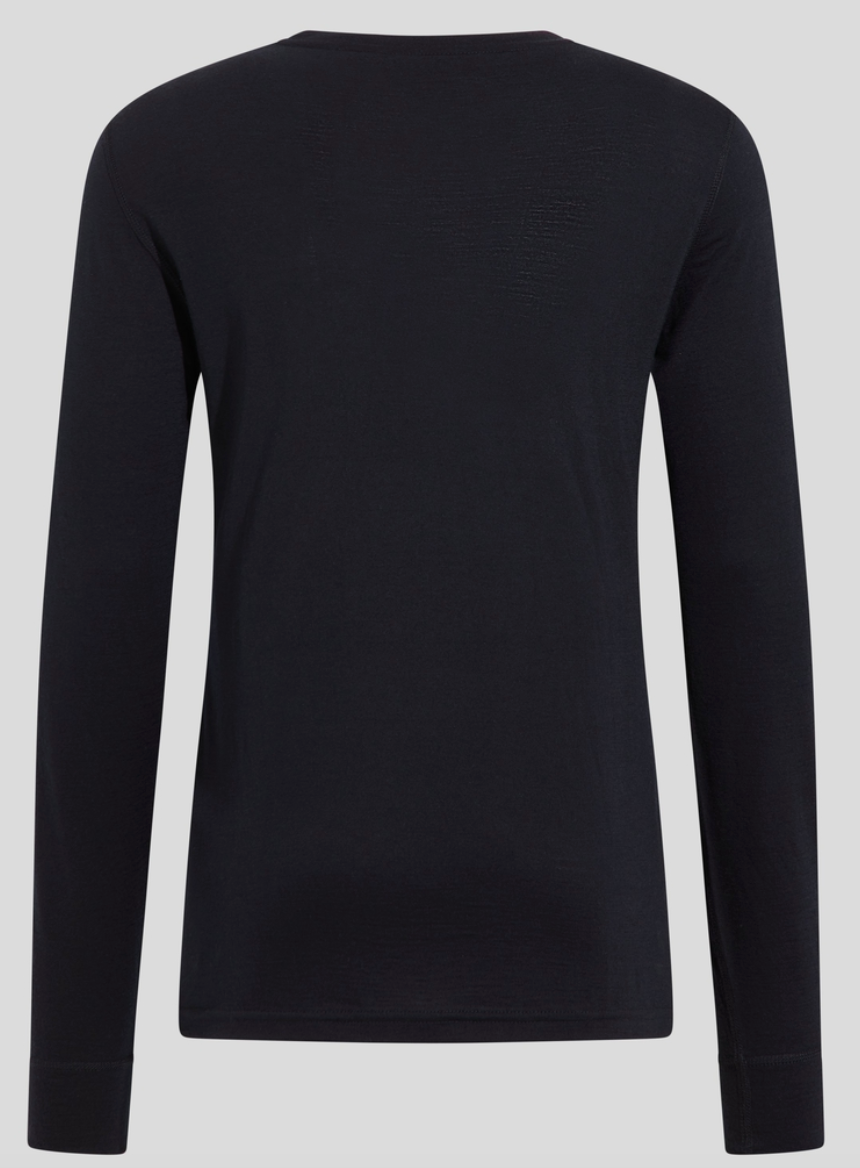Odlo Top Crew Neck LS Merino 200 Black