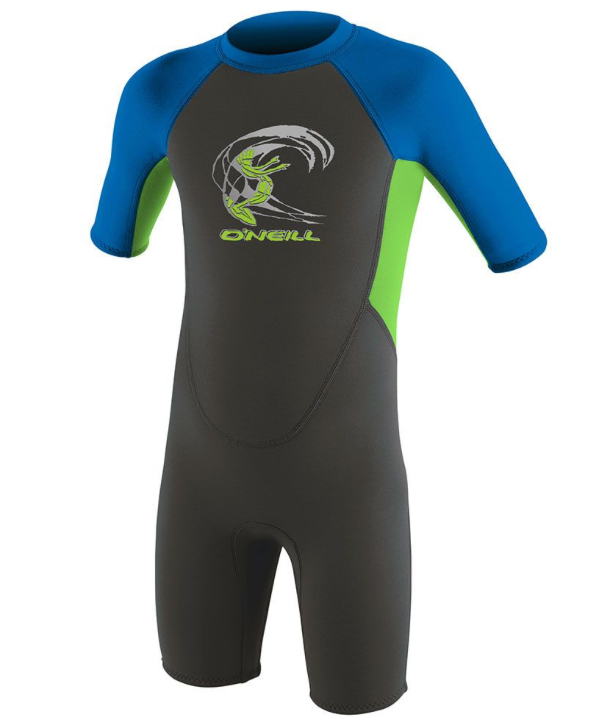 Oneill Reactor Kids Shorty 2mm Graphite/Dayglow