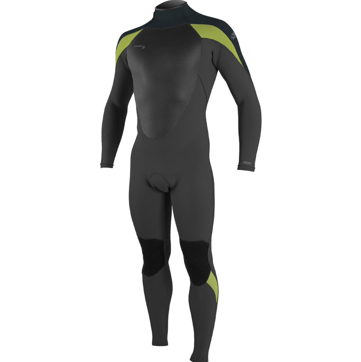 Oneil Epic 4/3 Back Zip Black/Dglow