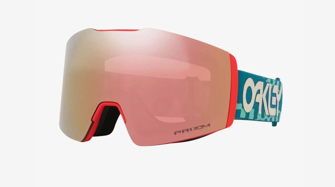 Oakley Fall Line M Pacific Chex Prizm Snow Rose Gold Iridium
