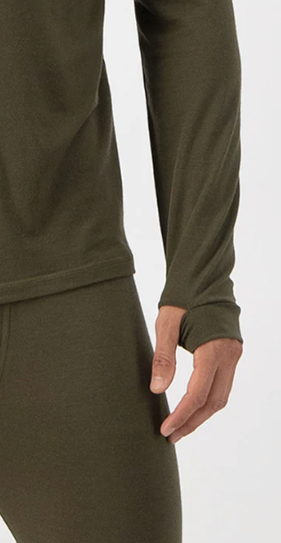 Mons Cascade Merino Flex 200 LS Olive
