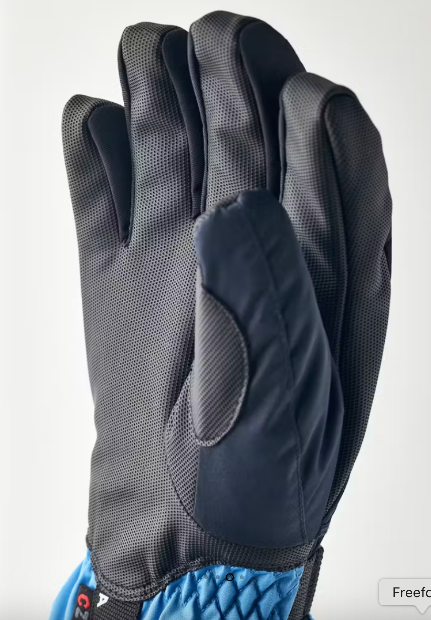 Hestra Gauntlet Jr 5-F Blå
