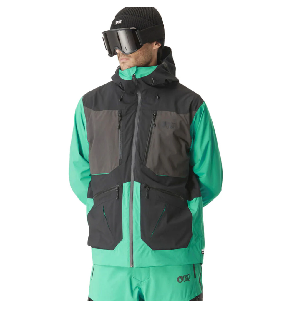 Picture Naikoon Jacket Spectra Green-Black
