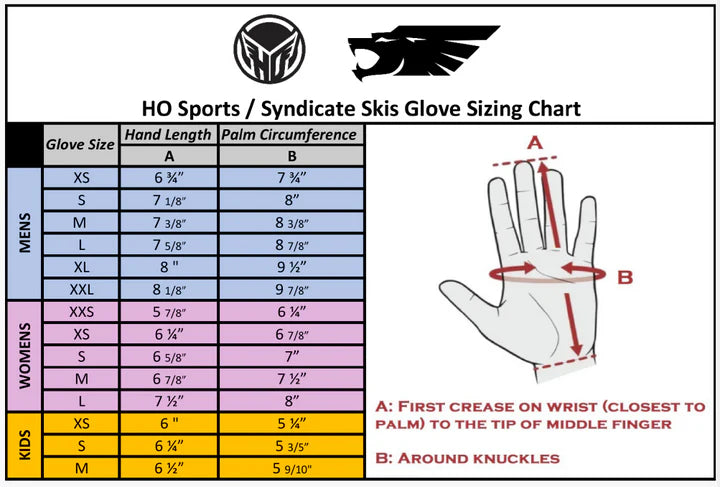 HO Sports 41 Tail Inside Out Vandski Handsker