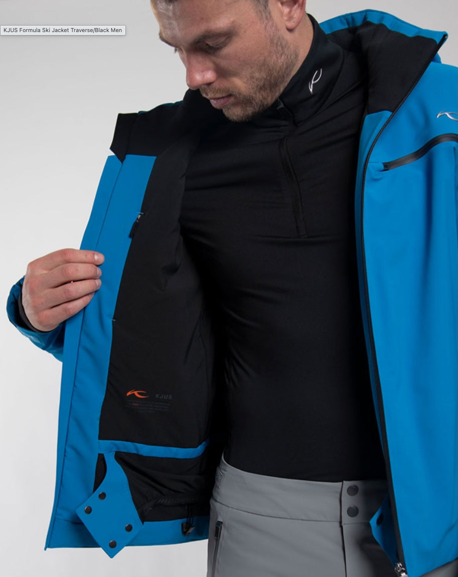 Kjus Men Formula Jacket - Traverse/Black