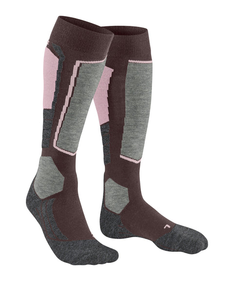 Falke SK2 Intermediate Skisokker Dame - Mahogany