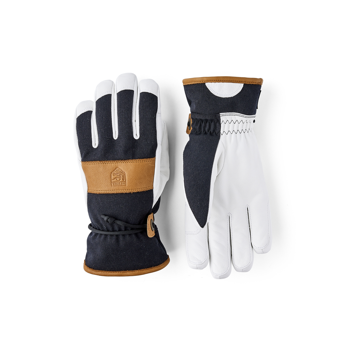 Hestra Voss CZone 5-finger - Sort/Cork