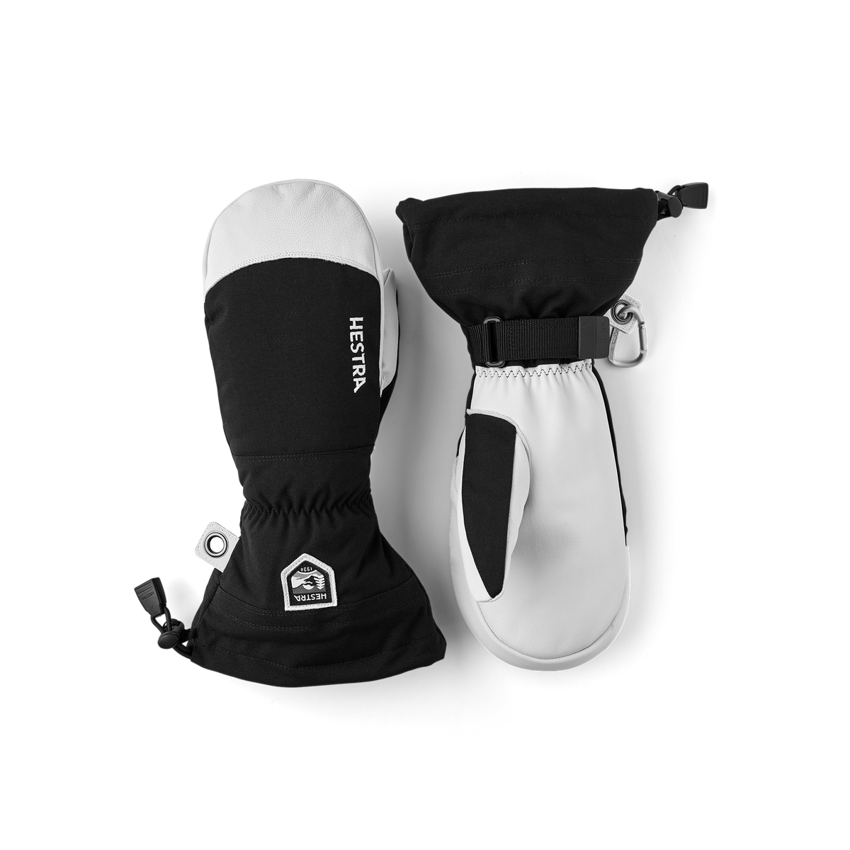 Hestra Army Leather Heli Ski Luffer - Sort