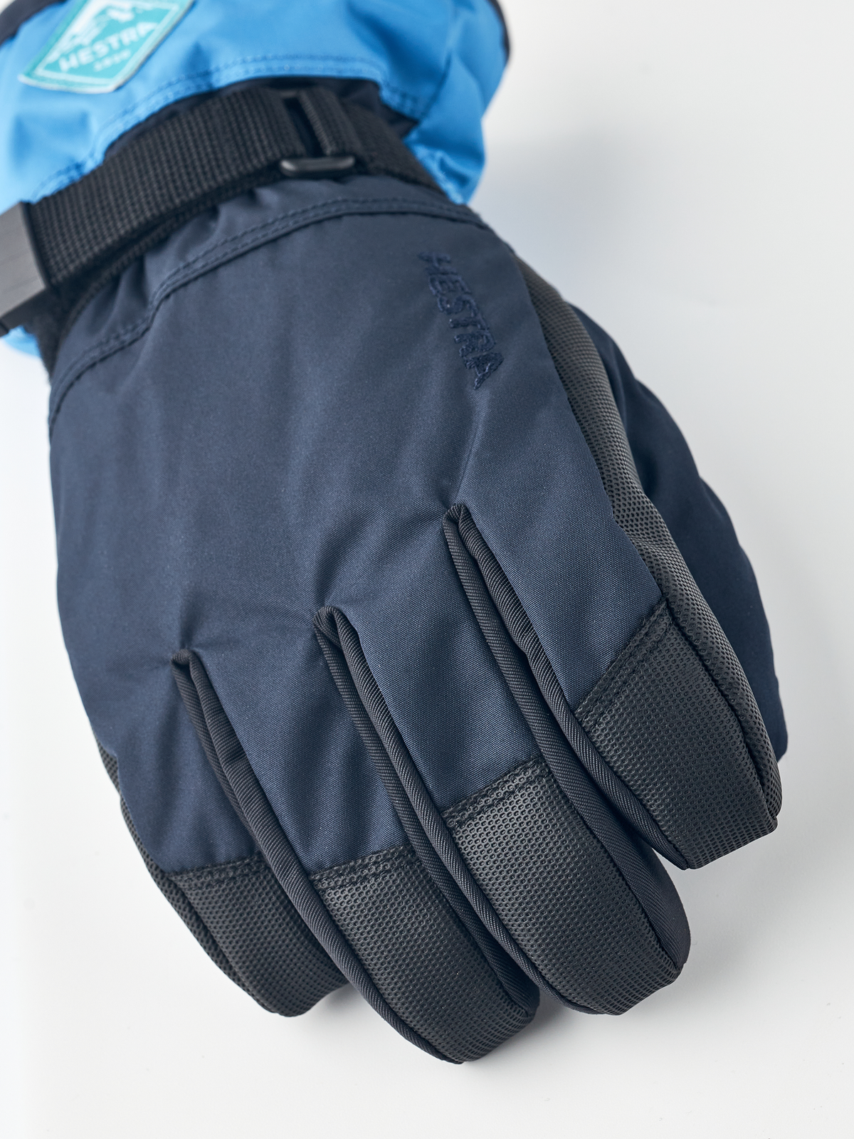 Hestra Gauntlet CZone Jr. 5-finger - Mørkeblå/Lyseblå