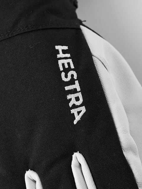 Hestra Army Leather Heli Ski 5-finger - Sort