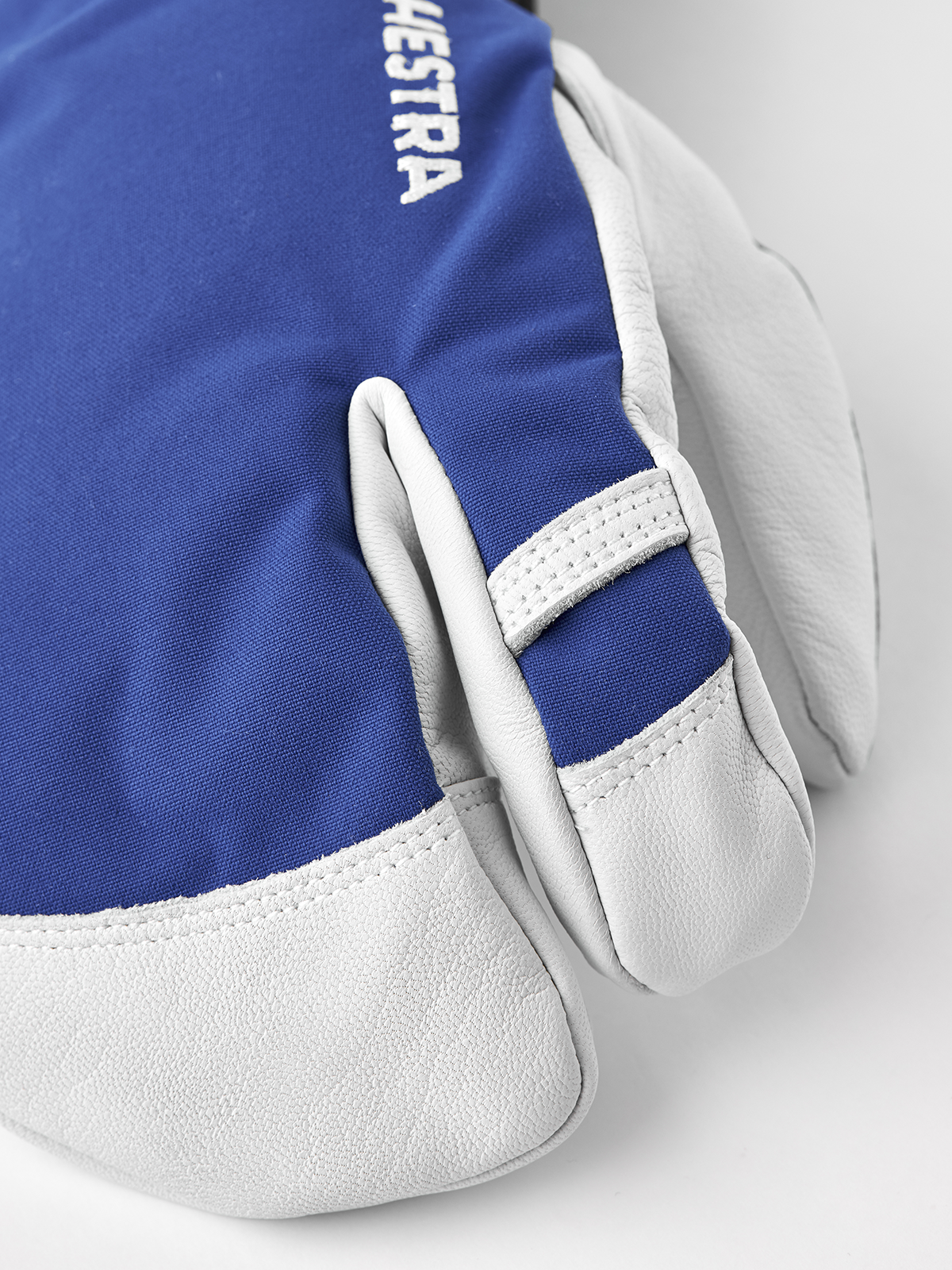 Hestra Army Leather Heli Ski 3-finger - Royal Blue