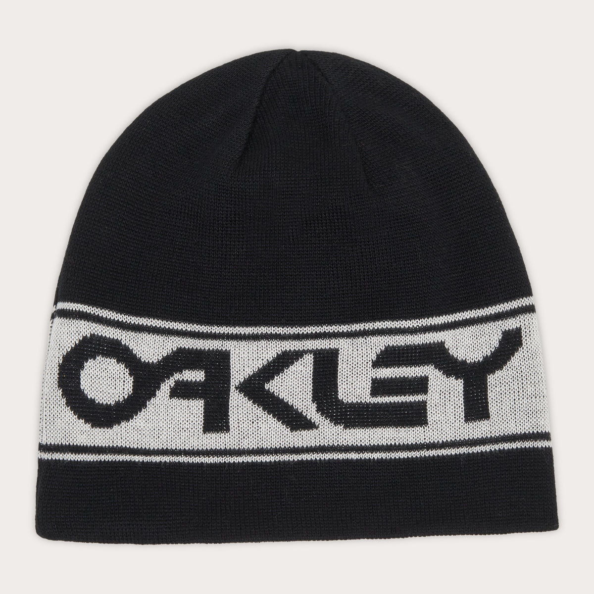Oakley Tnp Reversible Beanie – Blackout/White