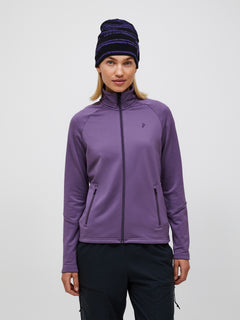 Peak Performance Rider Essentials Zip Jacket Dame – Montana Grape / Montana Grape