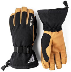 Hestra Powder Gauntlet 5-finger - Sort/Naturbrun