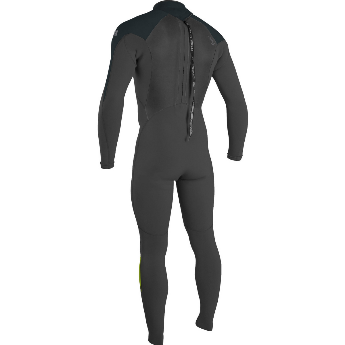 Oneil Epic 4/3 Back Zip Black/Dglow