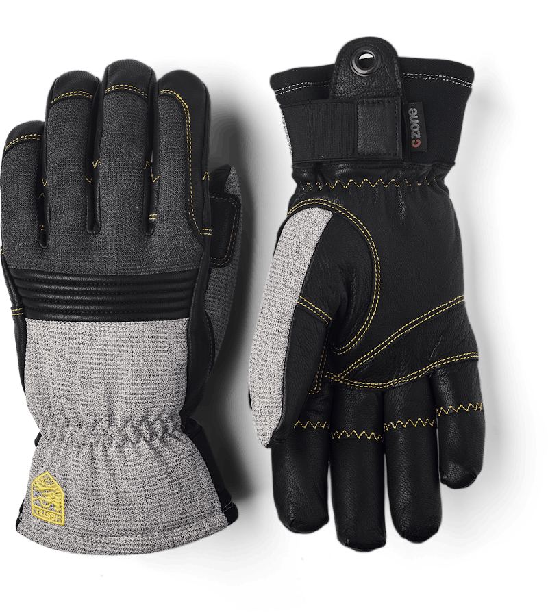 Hestra Couloir 5-Finger Grey/Black