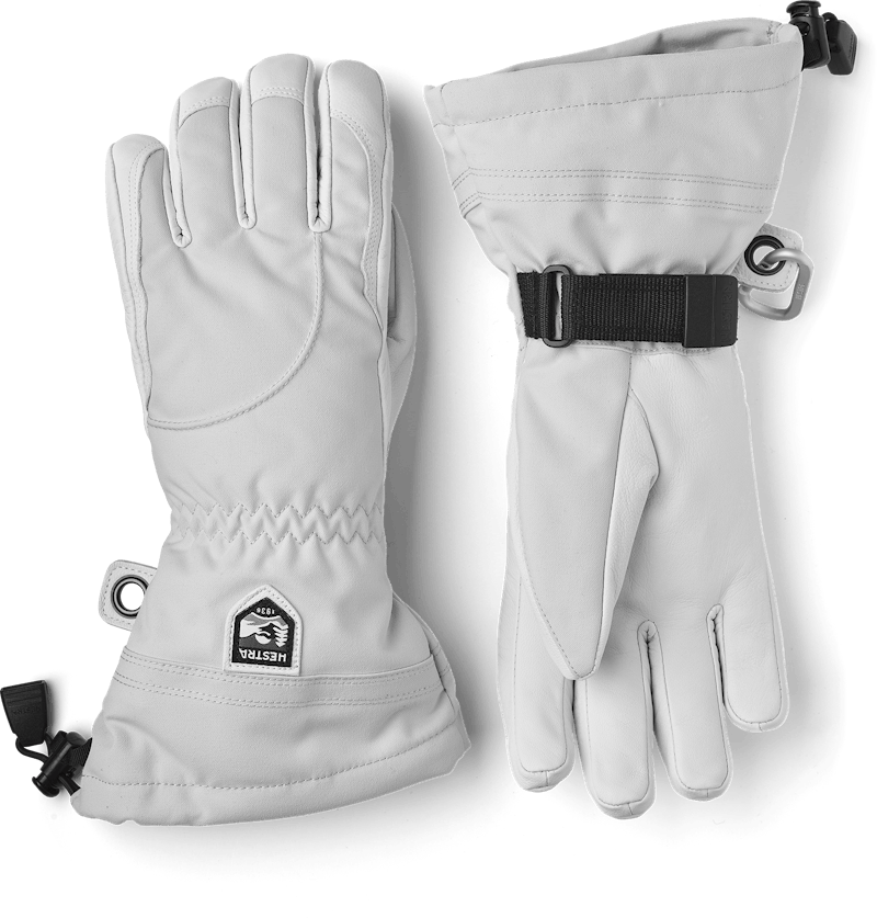 Hestra Heli Ski Dame 5-finger White