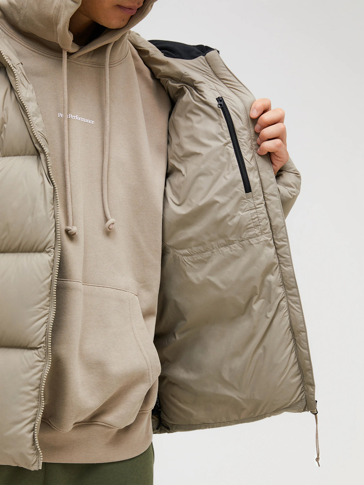 Peak Frost Oversized Down Beige (M)