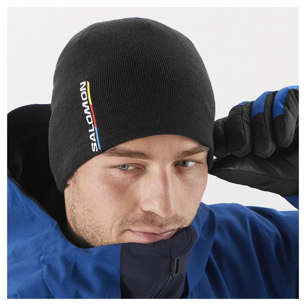 Salomon Graphic Beanie Deep Black